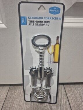 The Bar Silver Wine Bottle Opener Wing Corkscrew Tool Easy Cork Remover Alloy